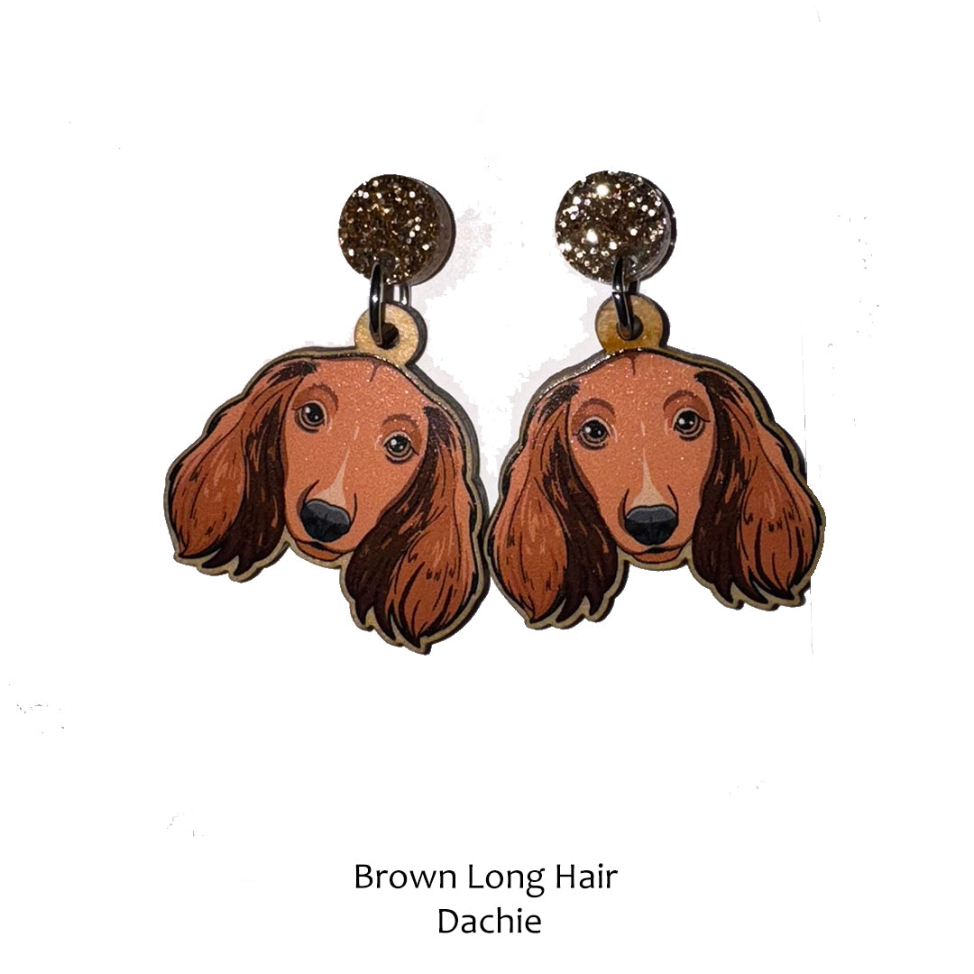 Doggy Body Earrings