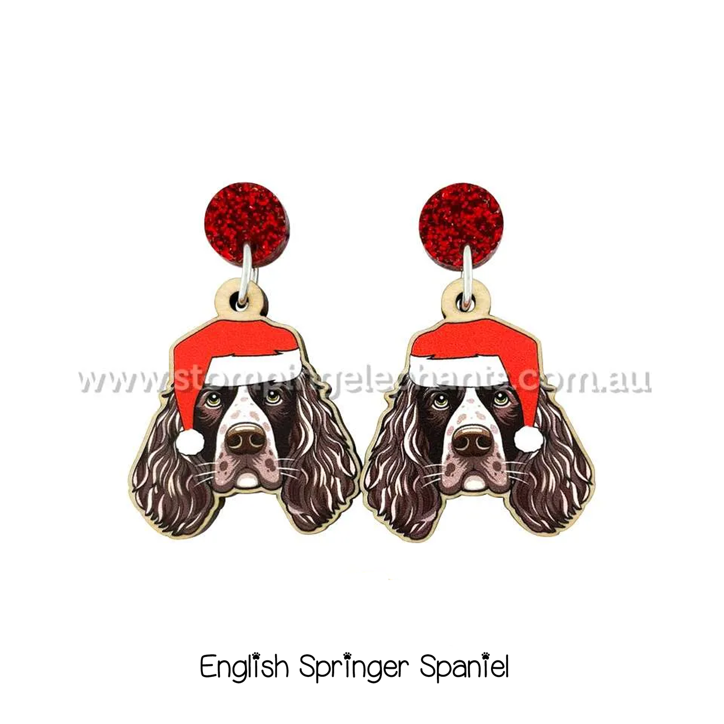 Doggy Christmas Earrings
