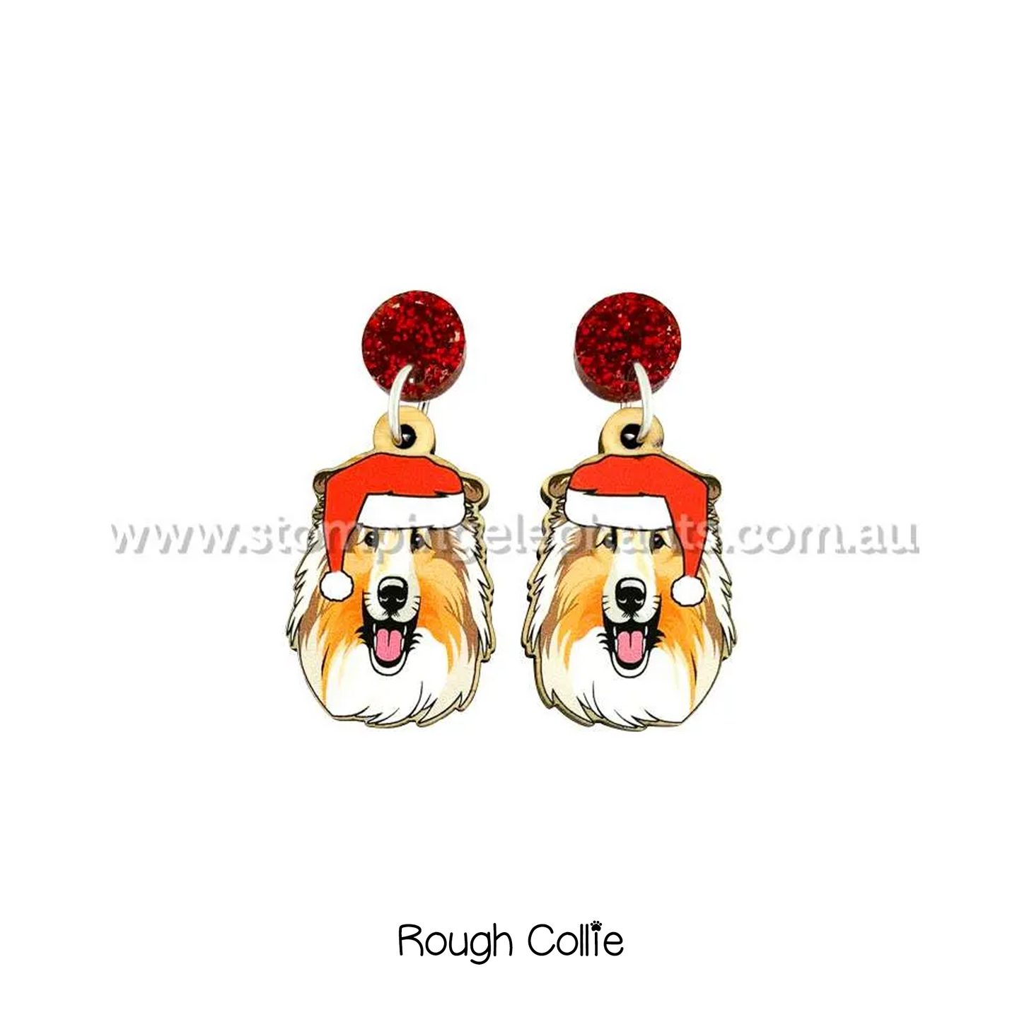 Doggy Christmas Earrings