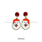 Doggy Christmas Earrings