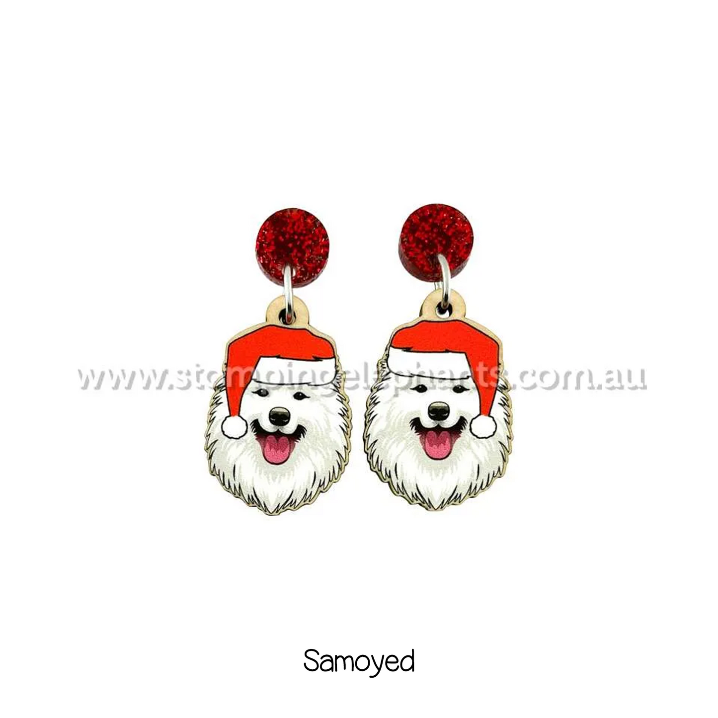 Doggy Christmas Earrings