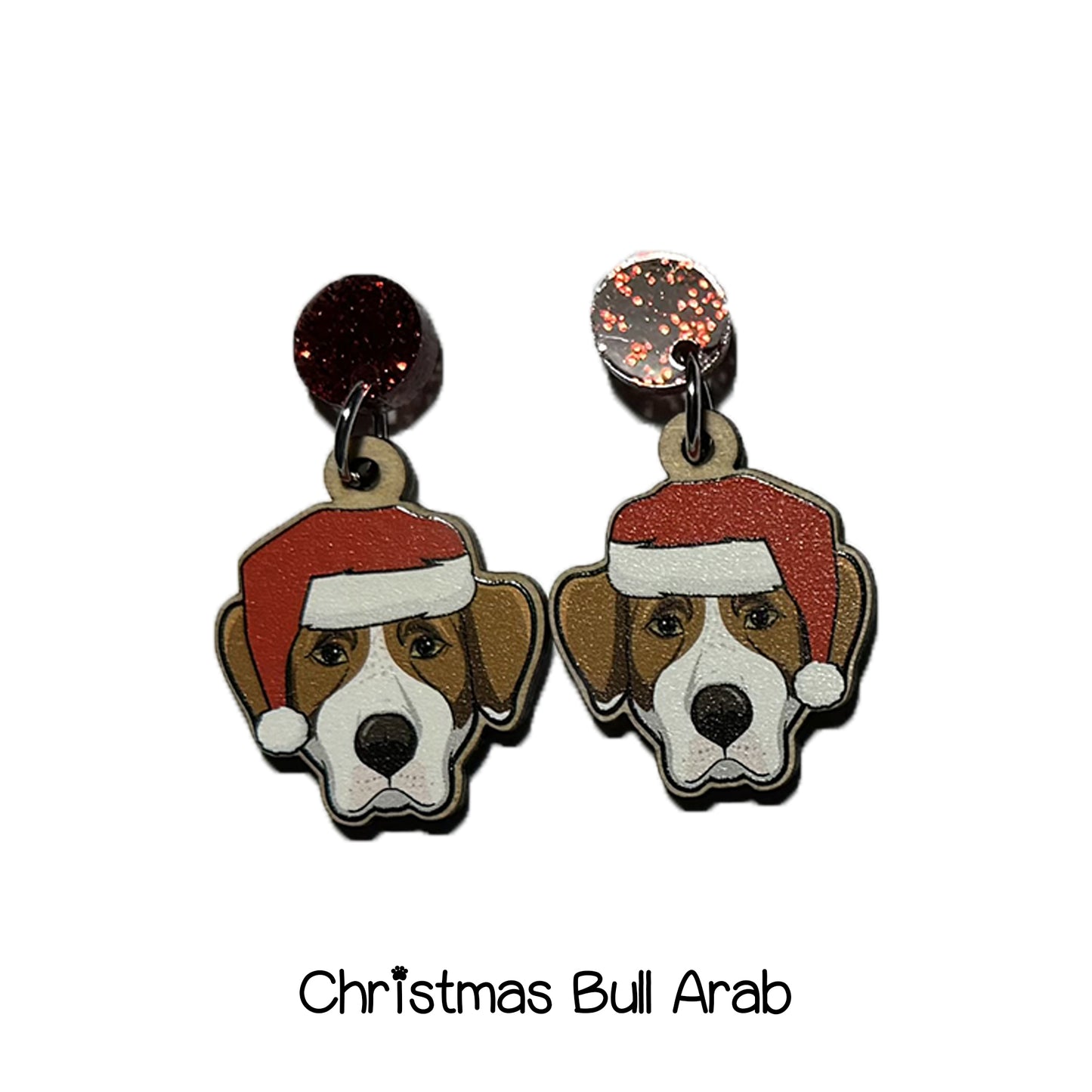 Doggy Christmas Earrings