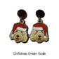 Doggy Christmas Earrings