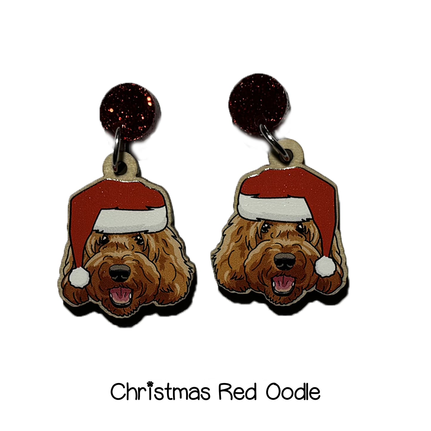 Doggy Christmas Earrings