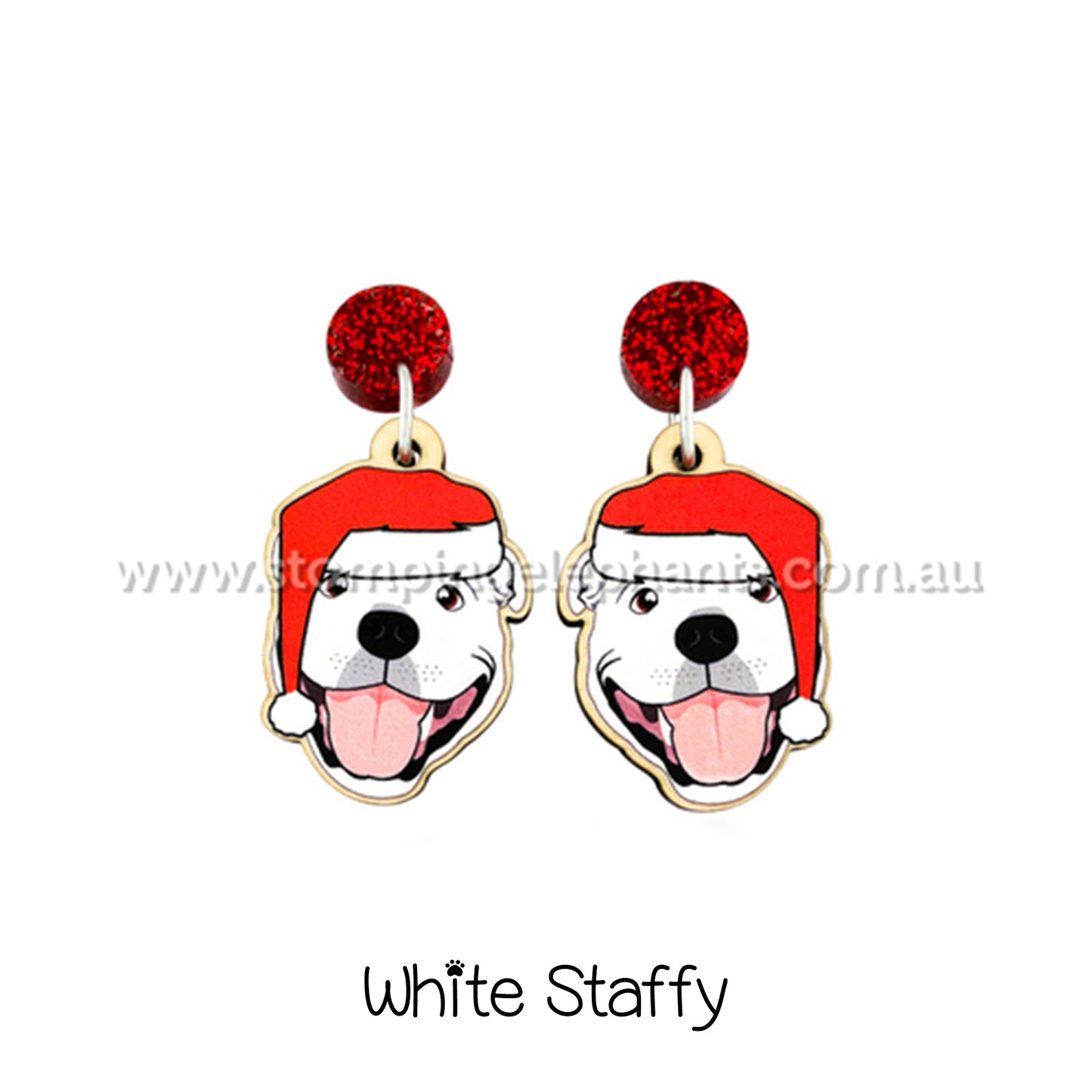 Doggy Christmas Earrings