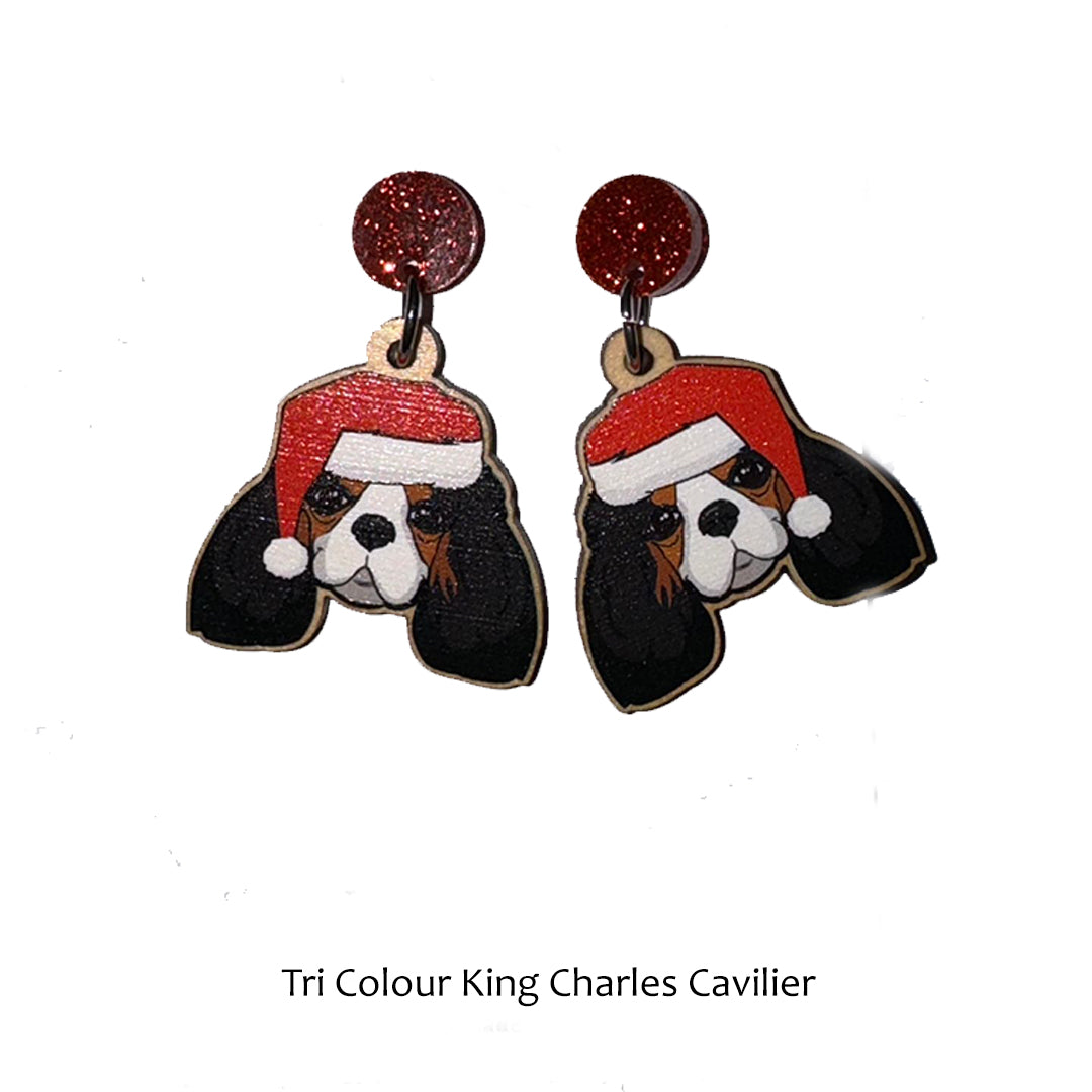 Doggy Christmas Earrings