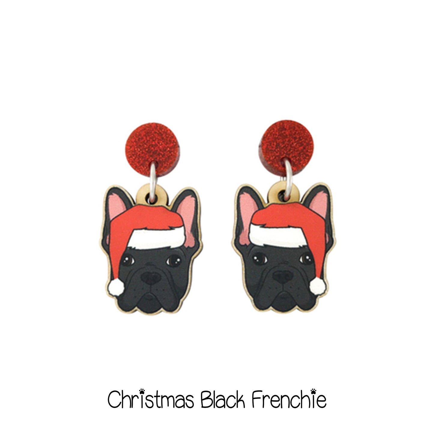 Doggy Christmas Earrings