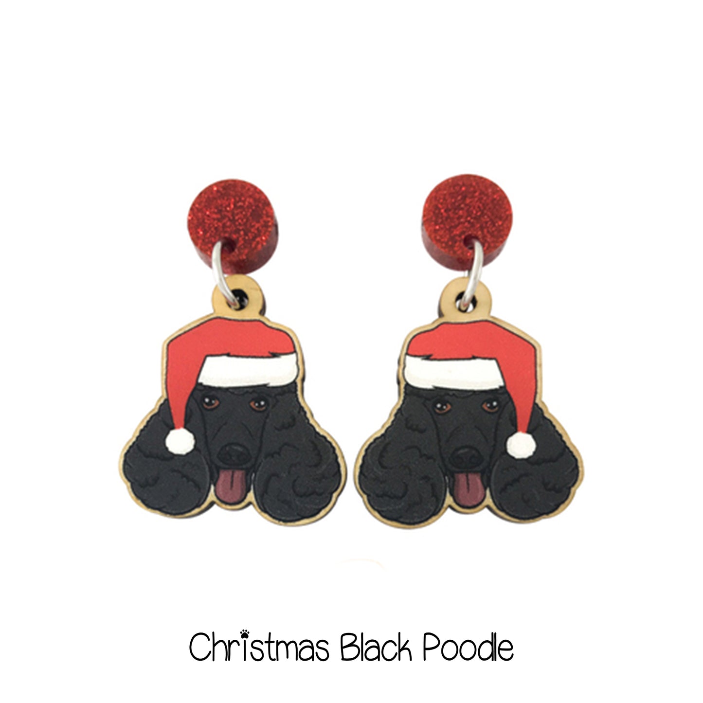 Doggy Christmas Earrings