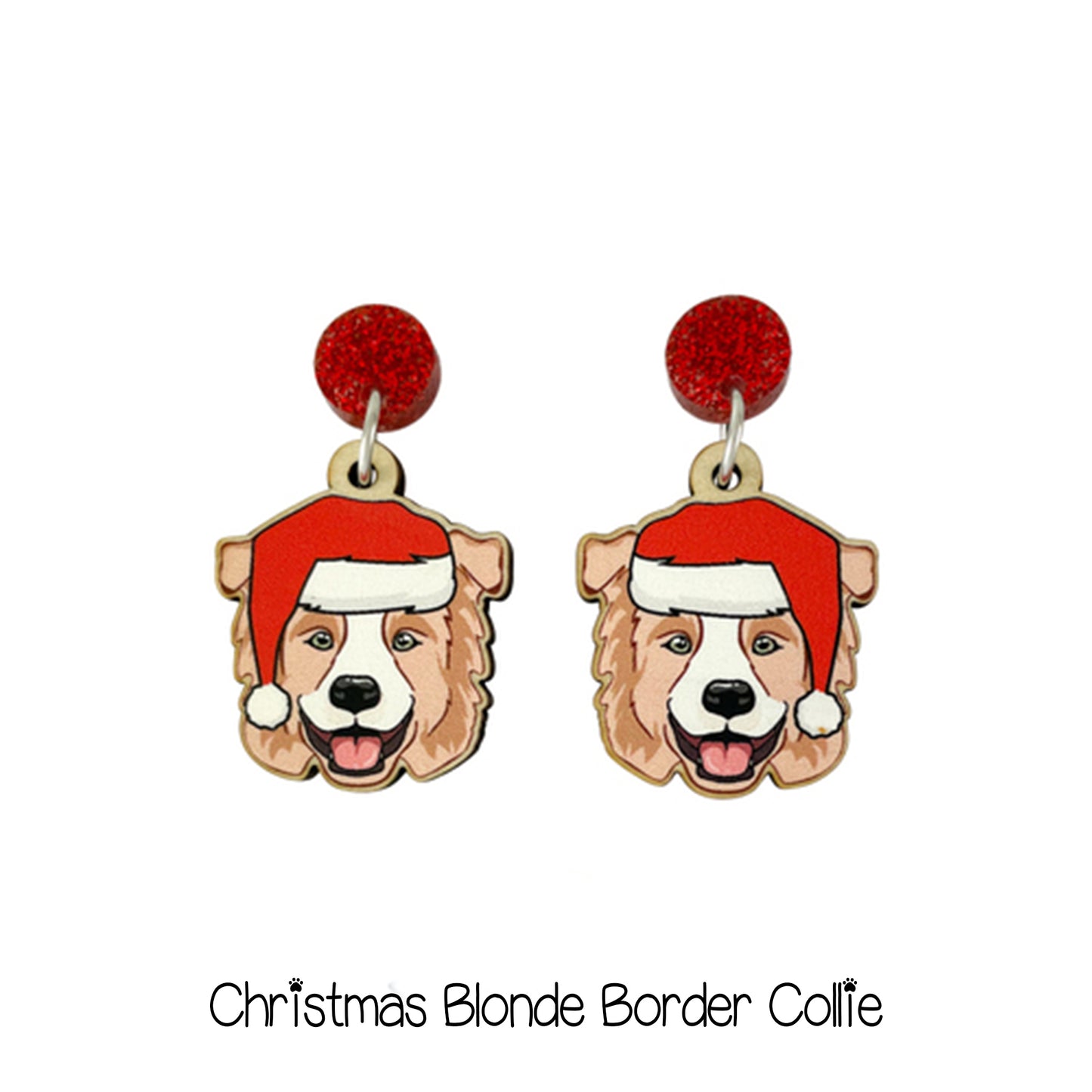 Doggy Christmas Earrings