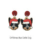 Doggy Christmas Earrings