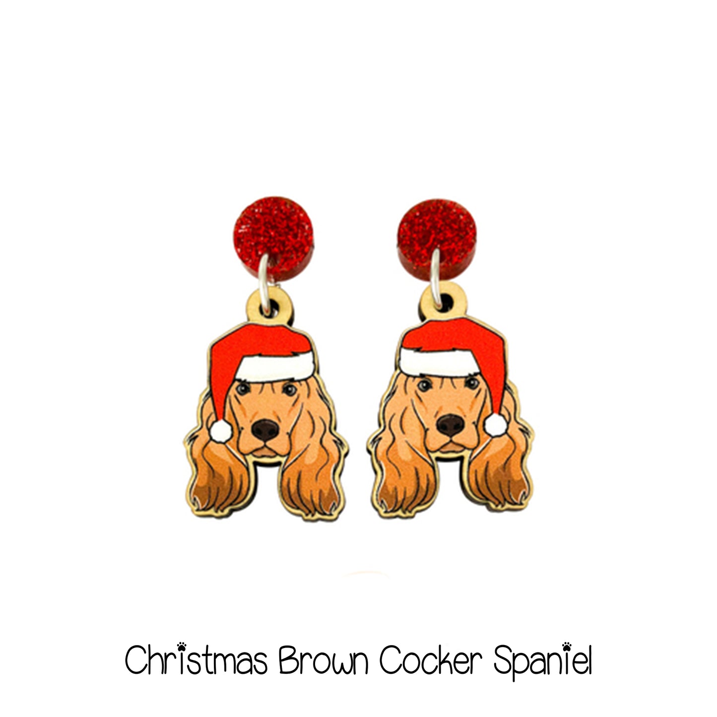 Doggy Christmas Earrings