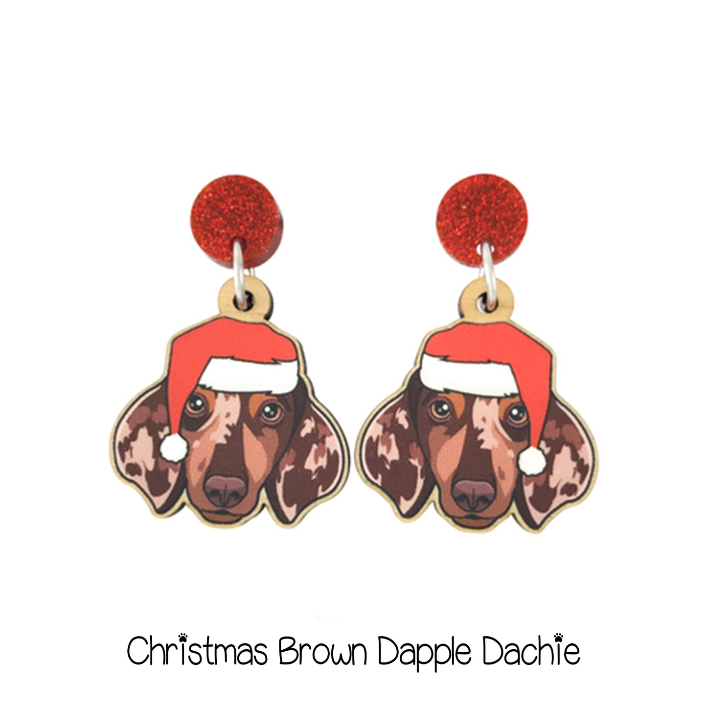 Doggy Christmas Earrings