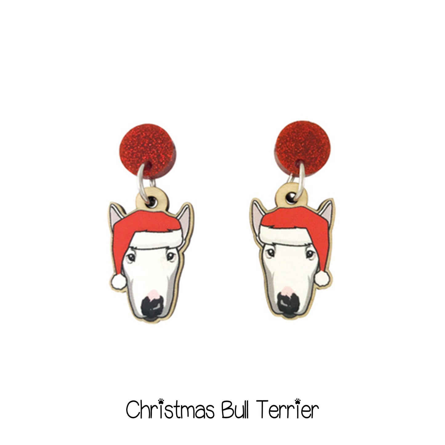 Doggy Christmas Earrings