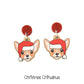 Doggy Christmas Earrings