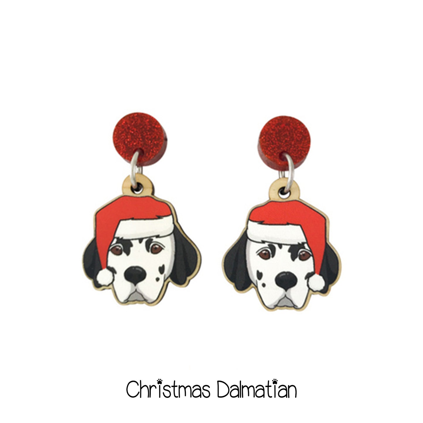 Doggy Christmas Earrings