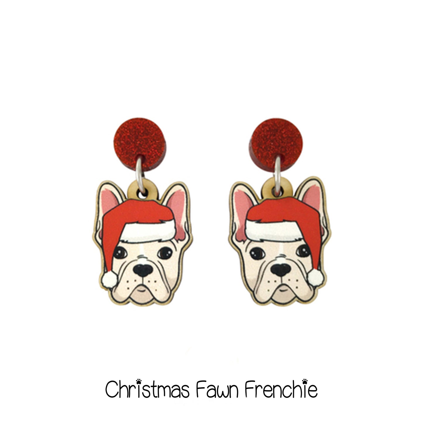 Doggy Christmas Earrings