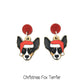 Doggy Christmas Earrings