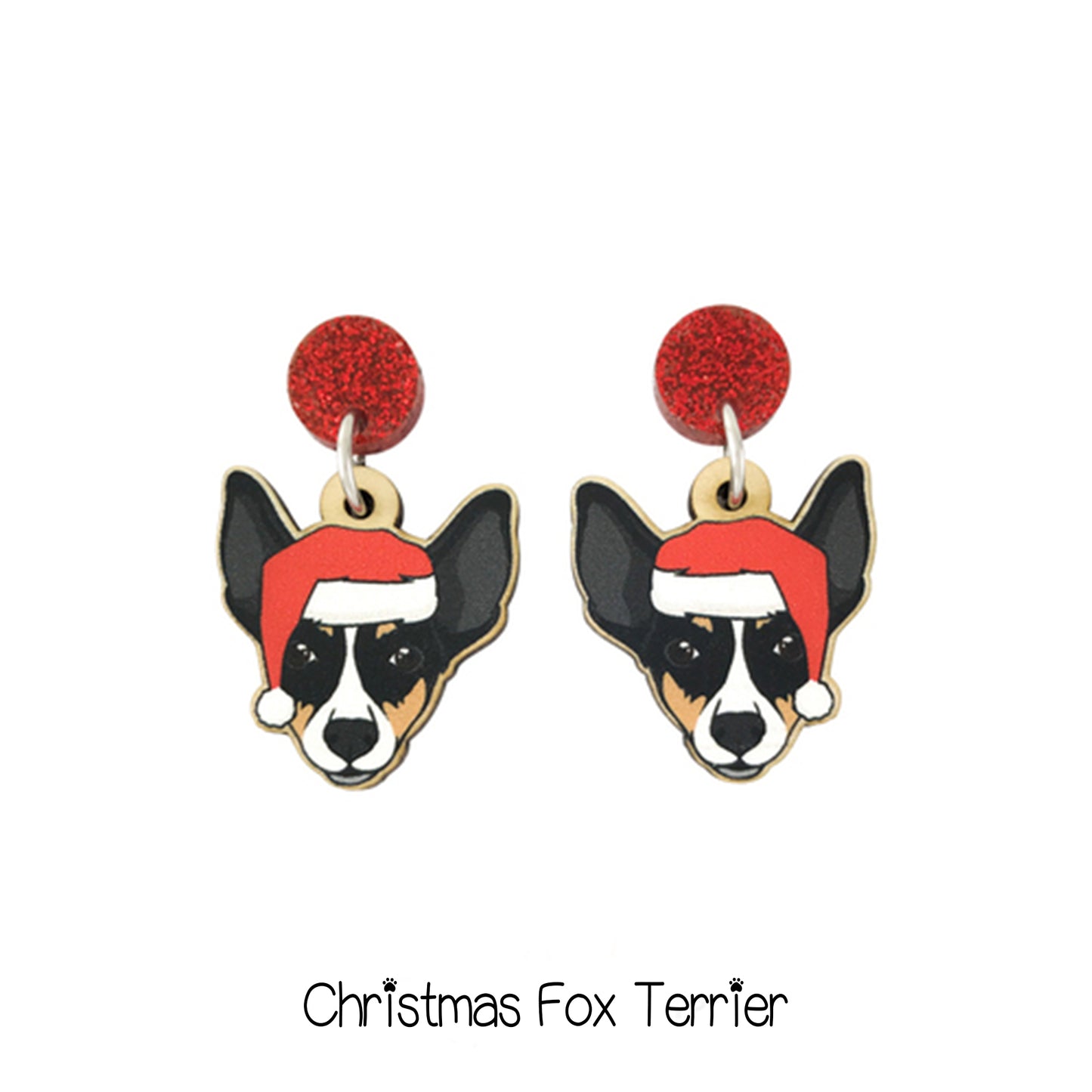 Doggy Christmas Earrings