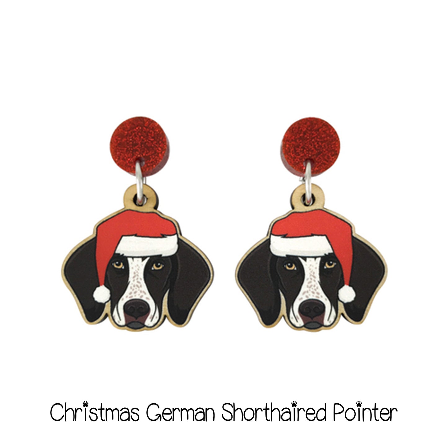 Doggy Christmas Earrings