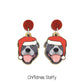 Doggy Christmas Earrings