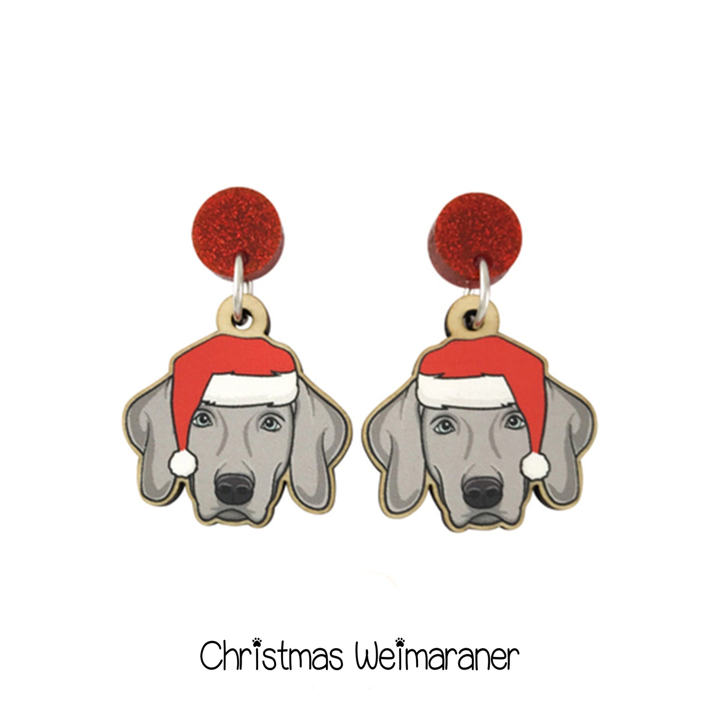 Doggy Christmas Earrings