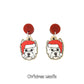 Doggy Christmas Earrings