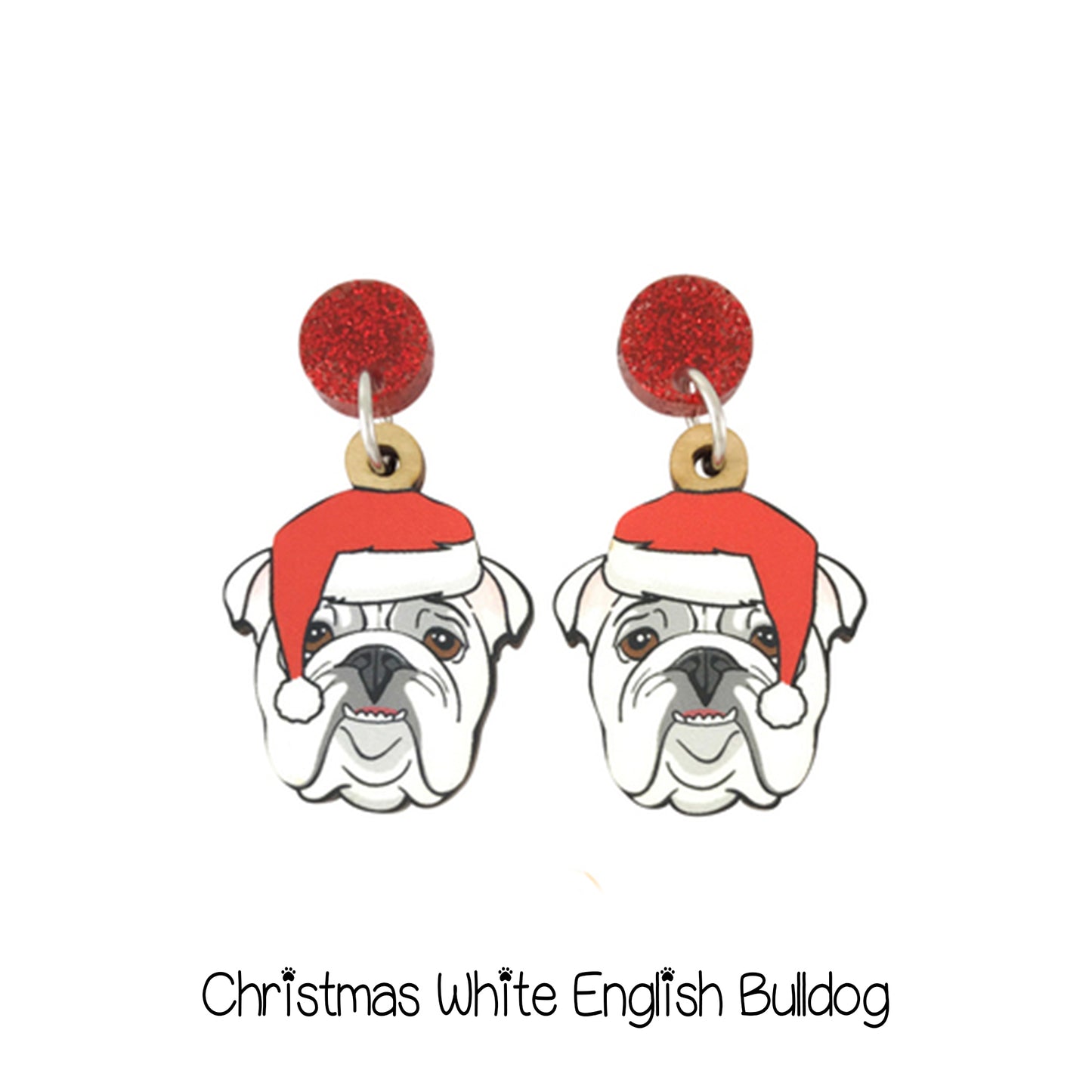 Doggy Christmas Earrings