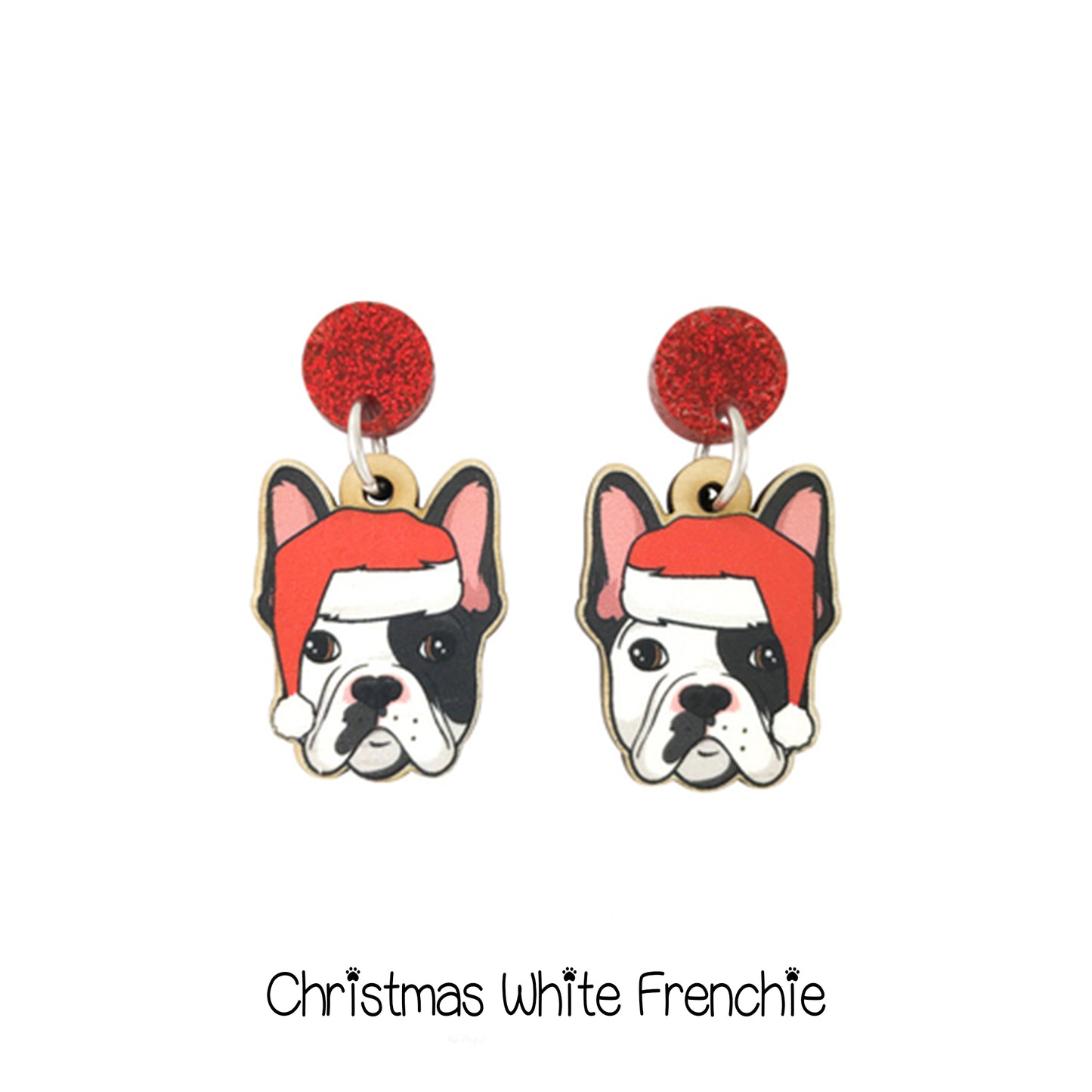 Doggy Christmas Earrings