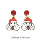 Doggy Christmas Earrings