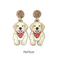 Doggy Body Earrings