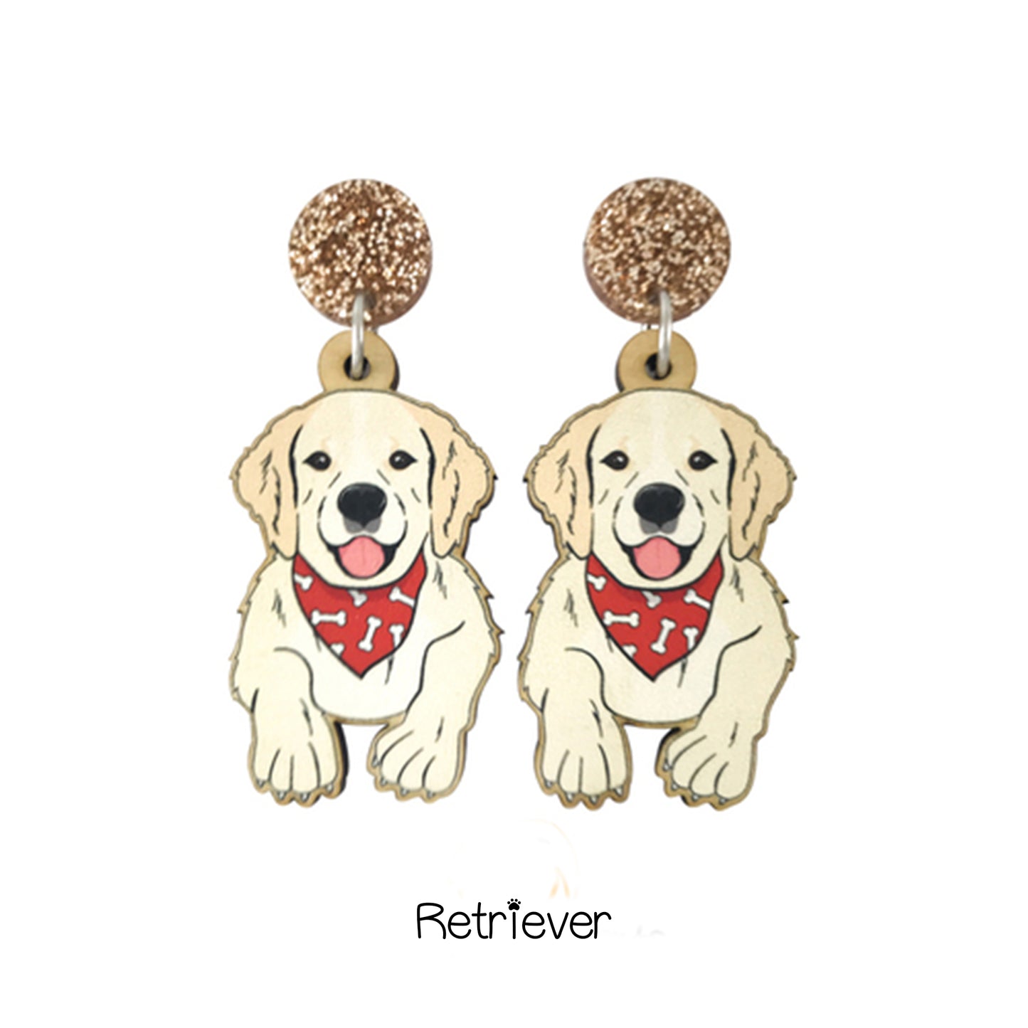 Doggy Body Earrings